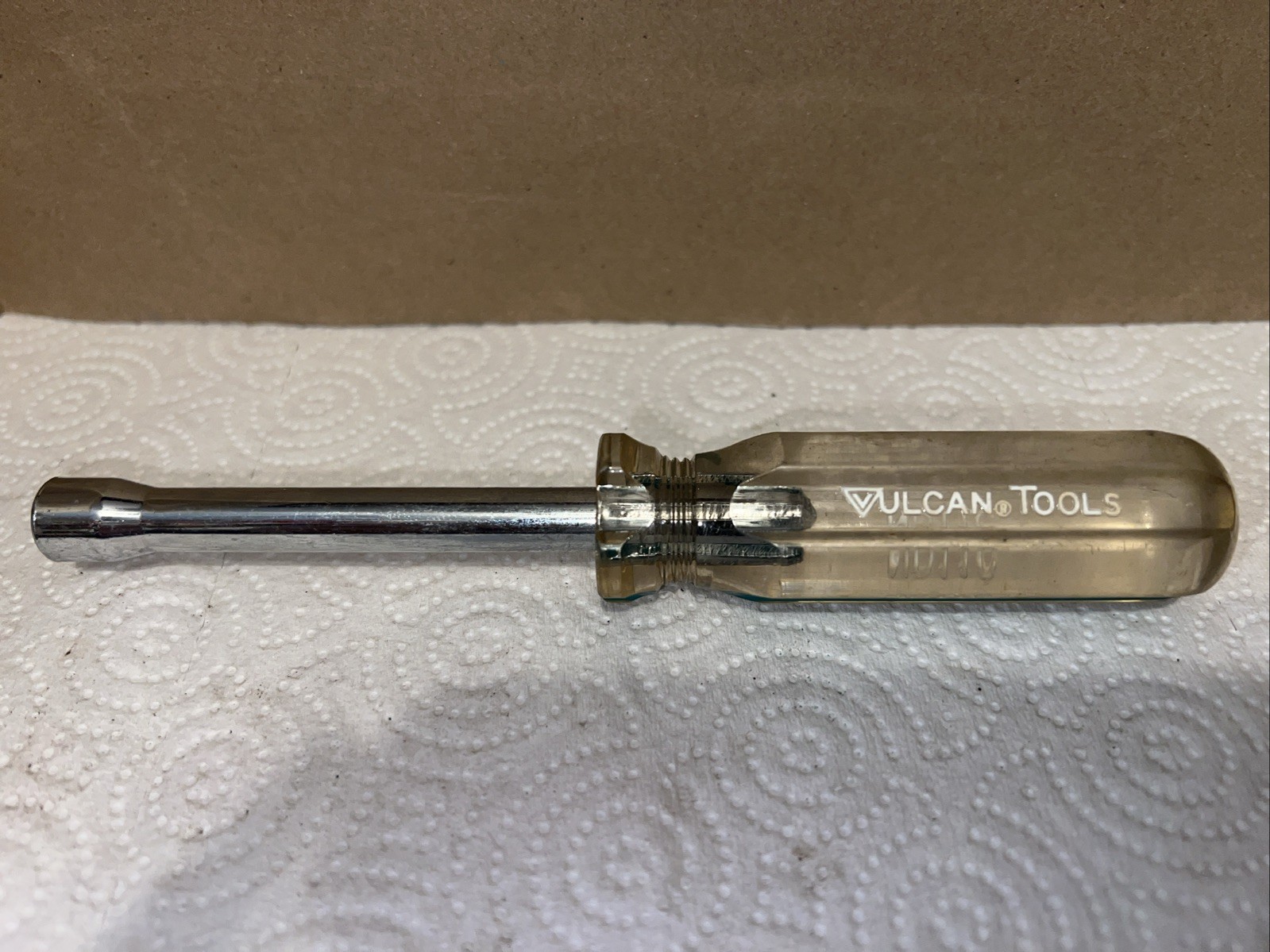 NOS Vintage Vulcan Tools 11/32” Nut Driver ND11C SAE 6 Point Made in USA