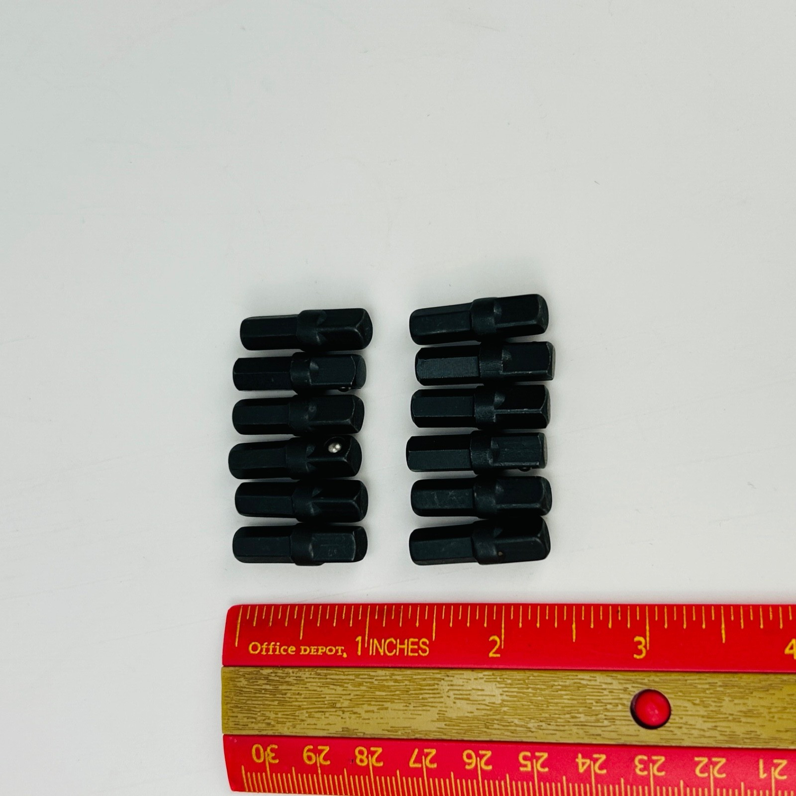 Industrial Adapter Socket Drive 1/4″M to 1/4″M Square Drive Adapter Lot of 12