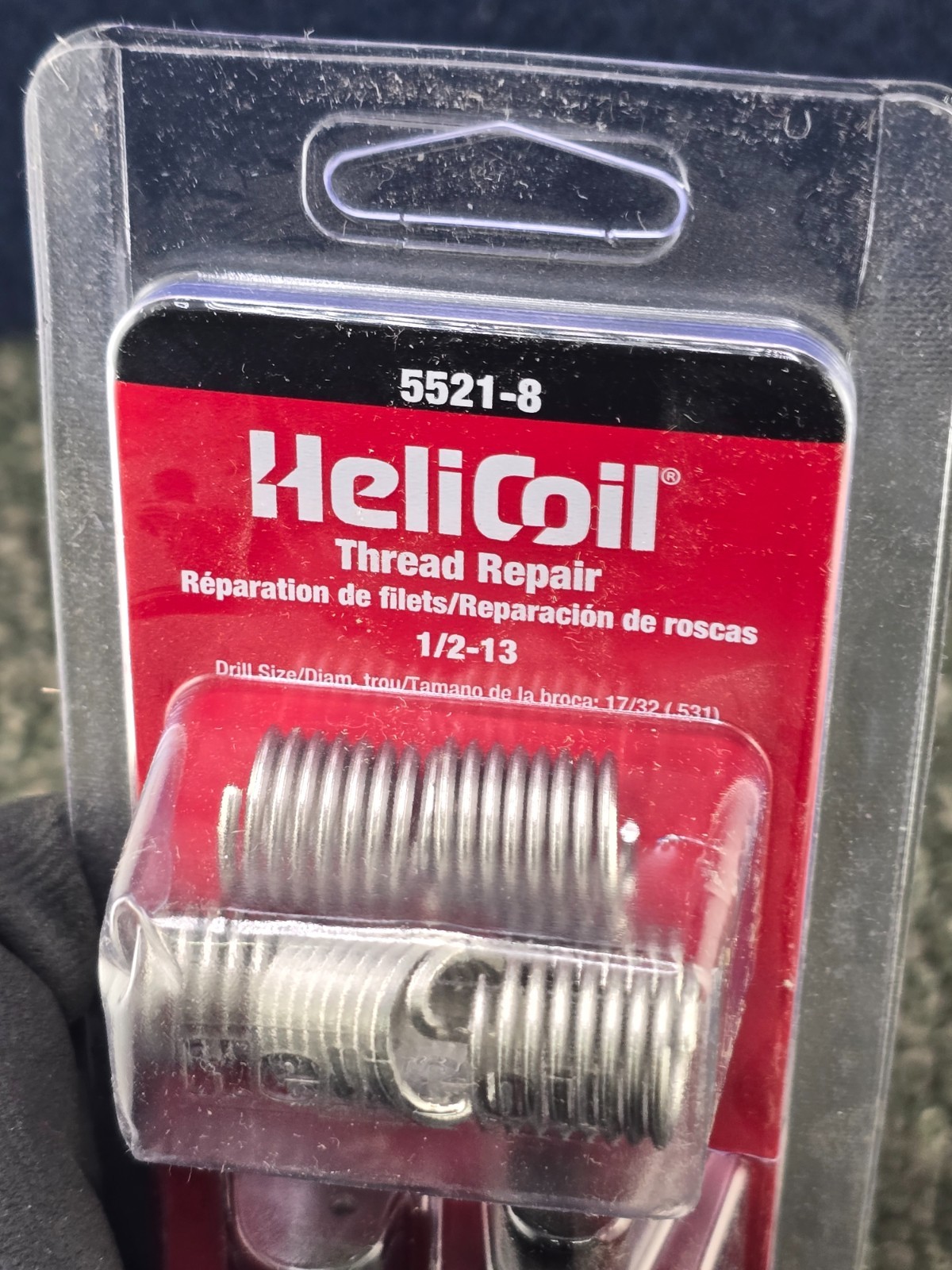 HeliCoil 5521-8: 1/2-13 Inch Coarse Thread Repair Replacement