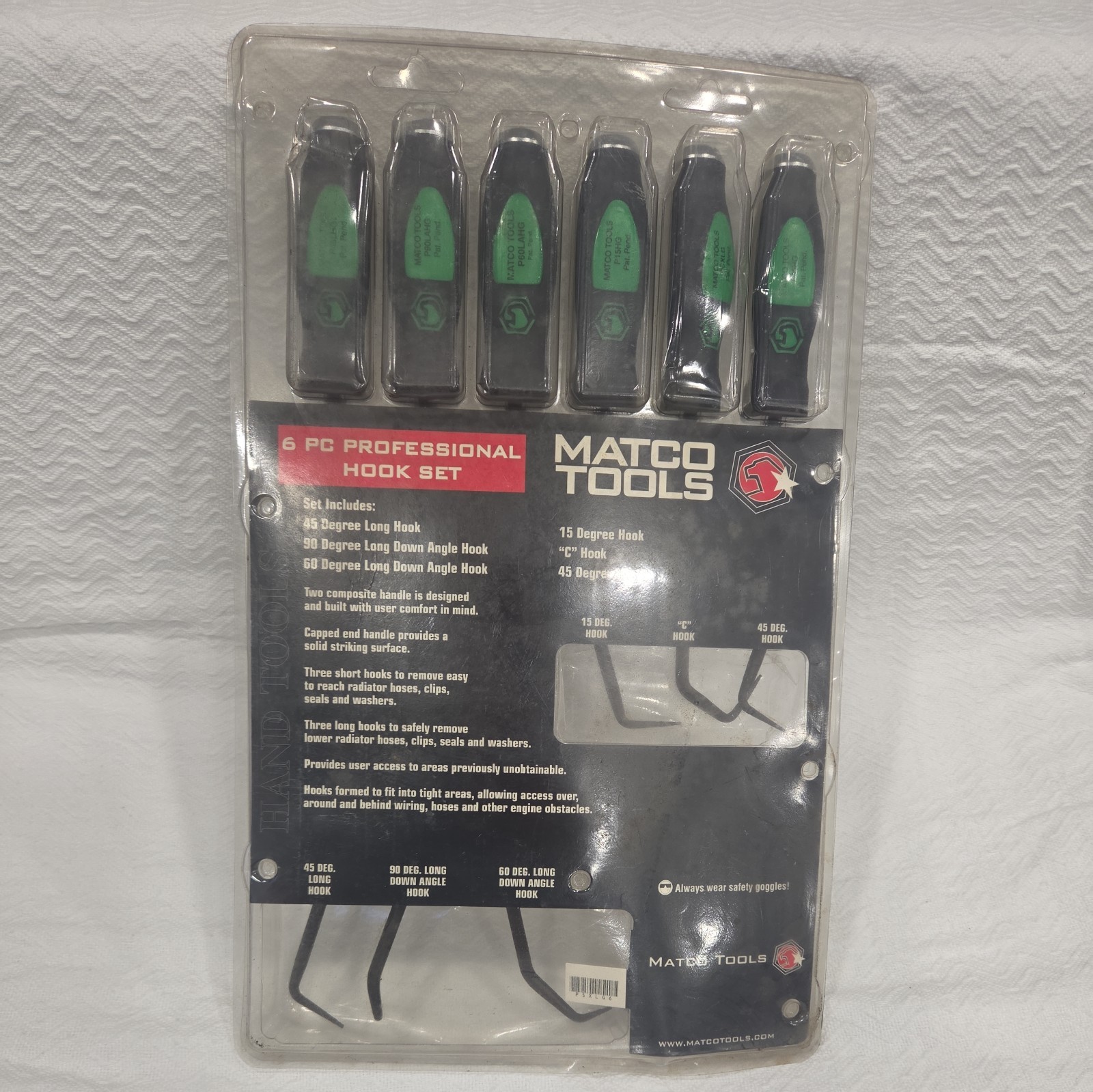 Matco Hook Pick Set 6 pc