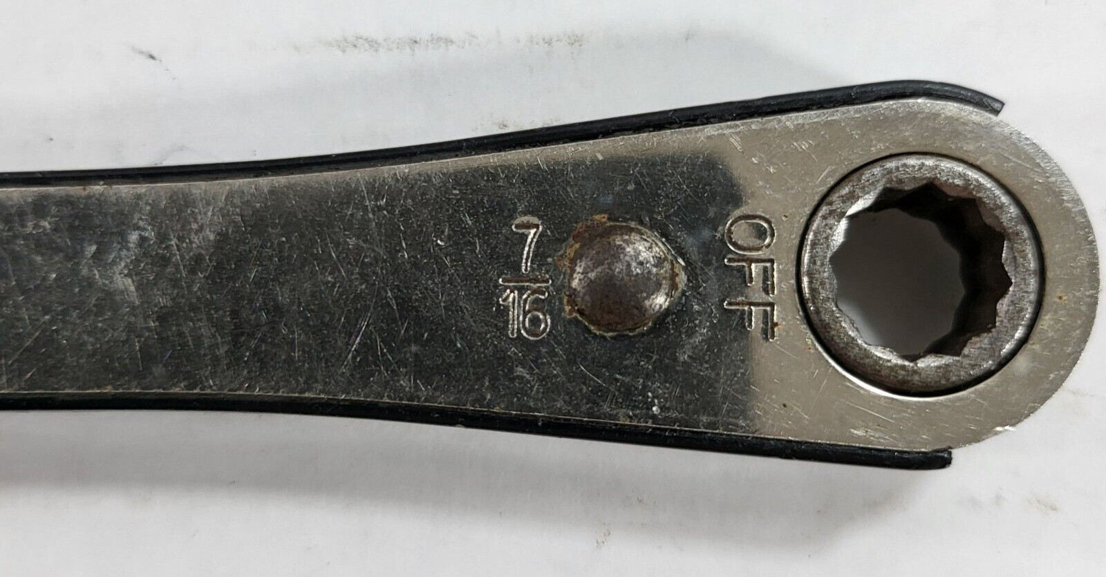 Sears Craftsman 3/8 in X 7/16 in 12 Point Ratcheting Box Wrench