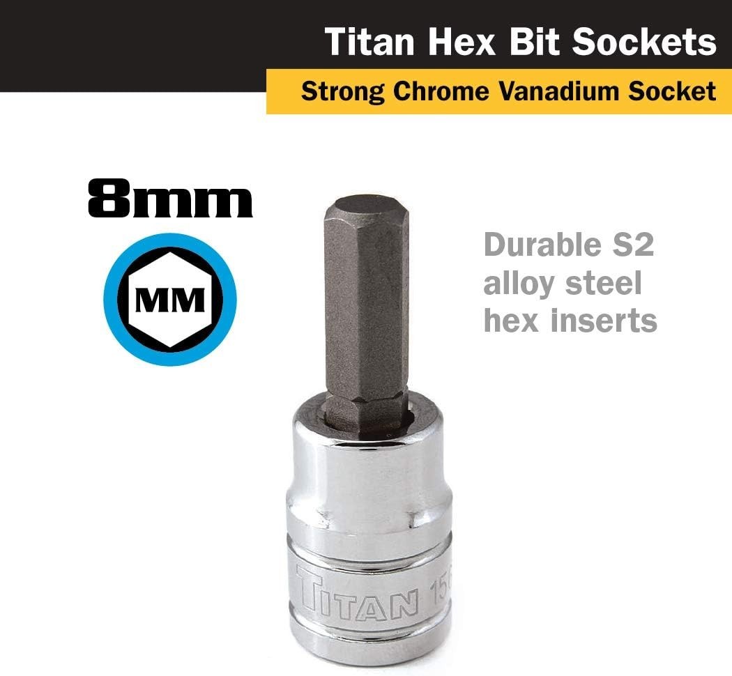 Advanced 3/8-Inch Drive Hex Bit Socket – Crafted from Chrome Vanadium Steel