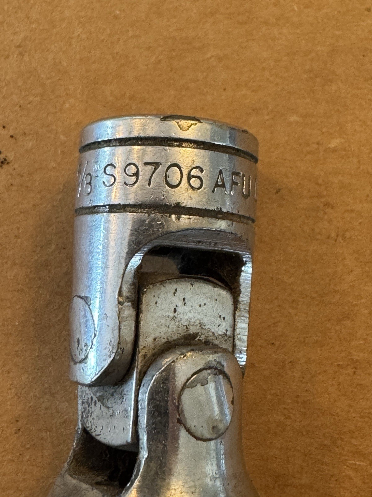 Vintage Snap-on USA Universal Swivel Sockets Lot FSU FSU16 S9704 TM 5/16-13/16