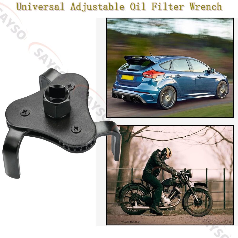 Universal 55-115mm Car Repair And Maintenance Three-Claw Oil Filter Removal Tool