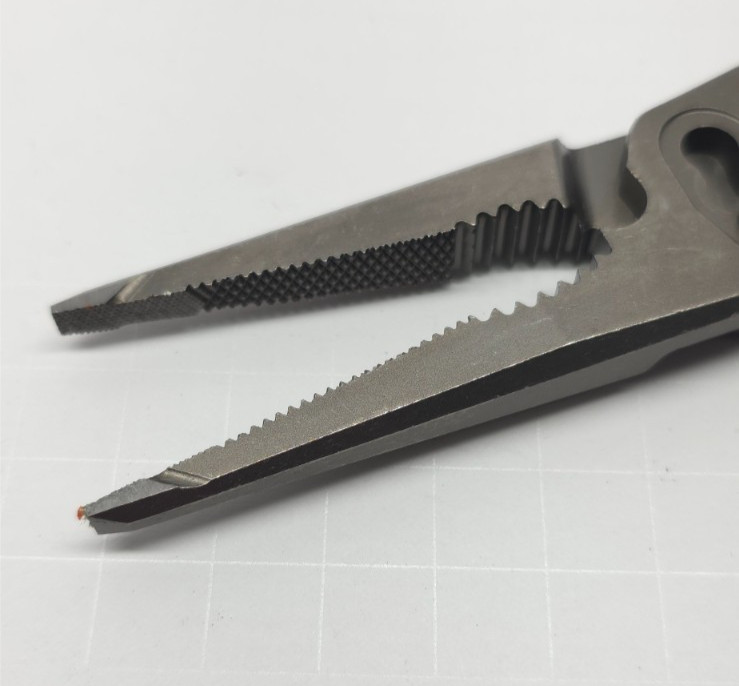 Snap-on Tools NEW LN47ACF USA RED 9″ Needle Nose Slip Joint Pliers