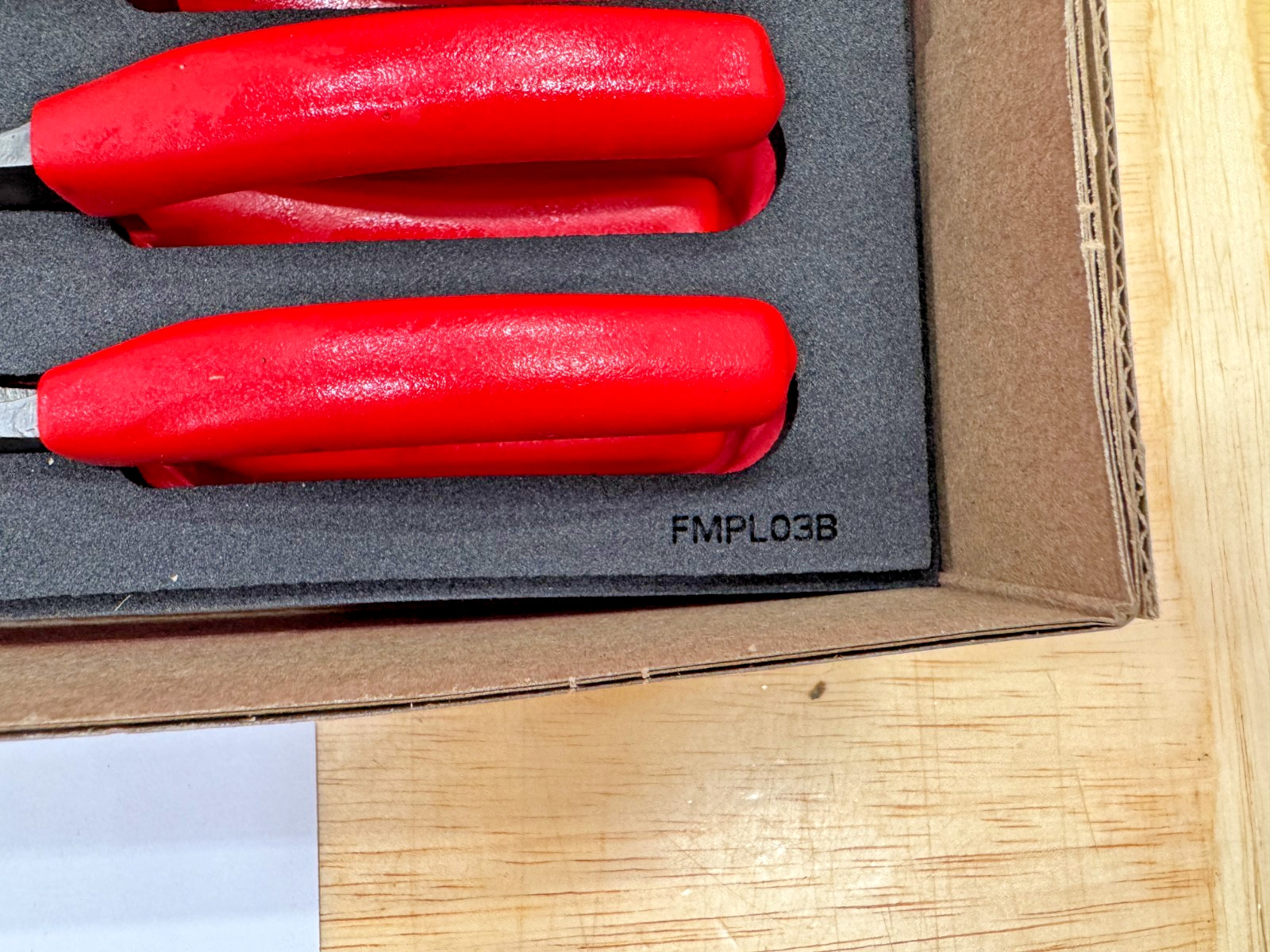 Snap-on Tools USA NEW RED 12pc Master Slip Joint Pliers Foam Set PLSJ1200FR RARE