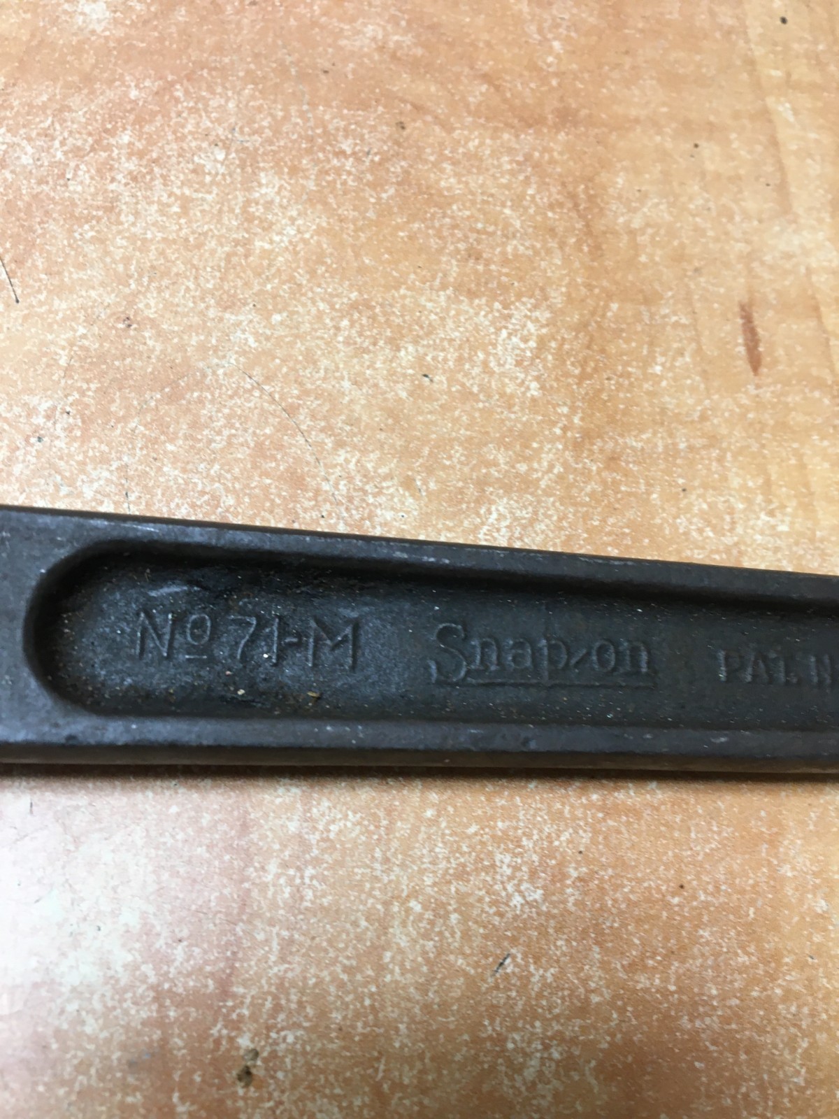 Vintage SNAP ON No-71-M 1/2″ Drive Ratchet PAT. 1854513 WORKING BUT READ