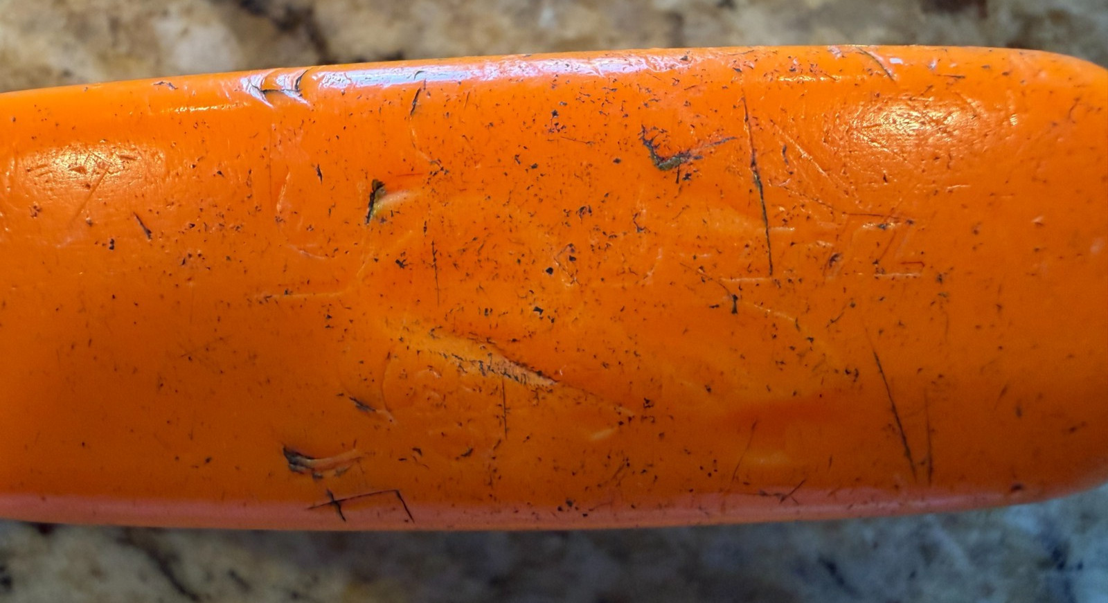 Snap On #2 Flat Tip Orange Hard Grip Screwdriver 10″ Long/ 6″ Shaft, Made in USA