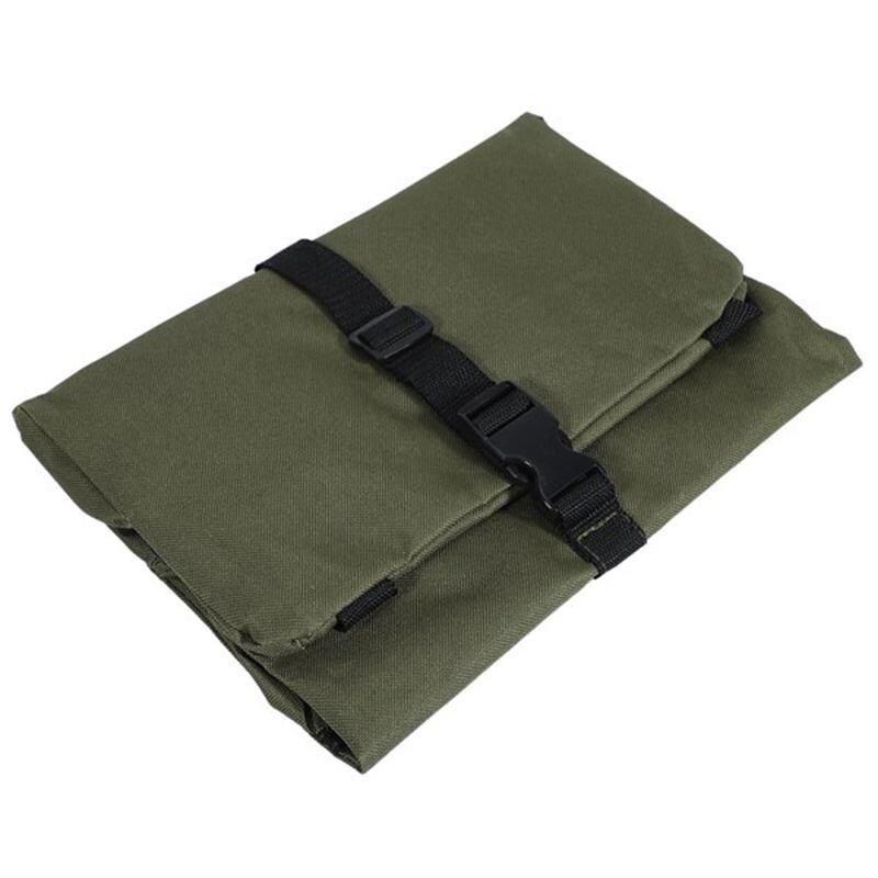Auto Roll Up Tool Bag Multiple Pockets Canvas Storage Hanging Tool Bag