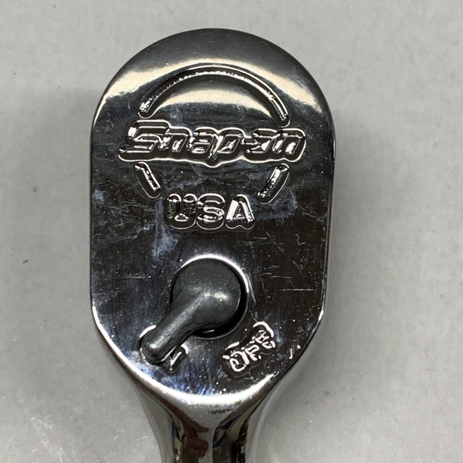 Snap On Tools USA THLL72 RED 1/4″ Drive Soft Grip Extra-Long Handle Ratchet NEW