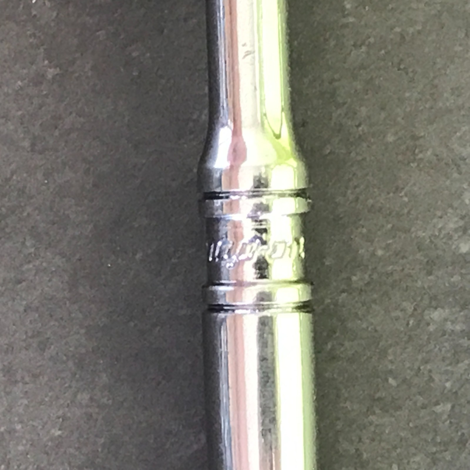 Snap-on TM830 1/4″ Drive Short Handle Chrome Ratchet 4.5″ Made in USA Vintage