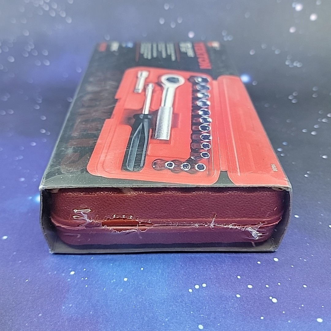 Tekton 17 Piece Socket Set 1/4″ Drive Metric 1020 Carbon Steel New Sealed