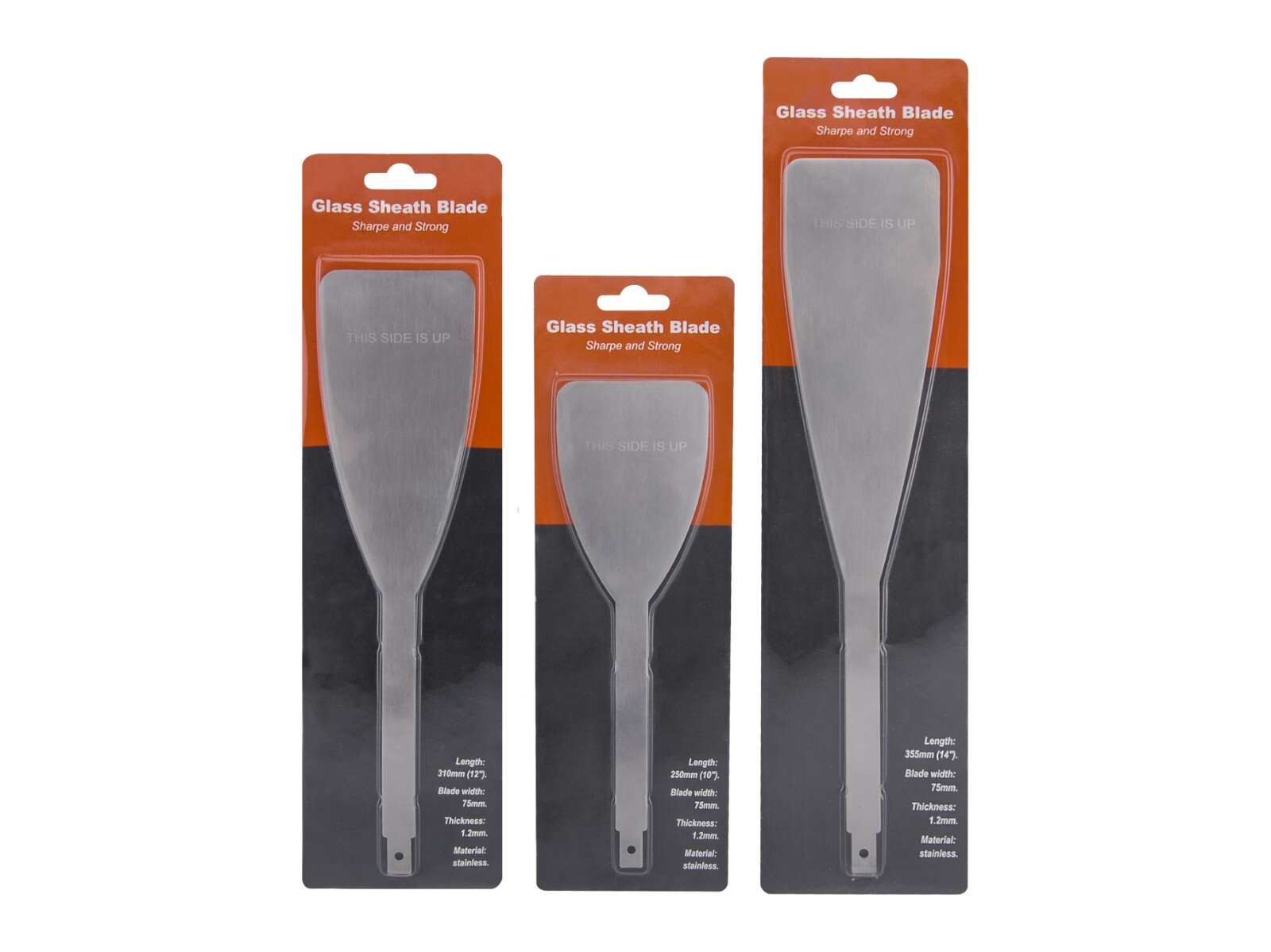  3-Pack Windshield Autoglass Express Removal Blade Tool 3×10″ 3×12″ 3×14″