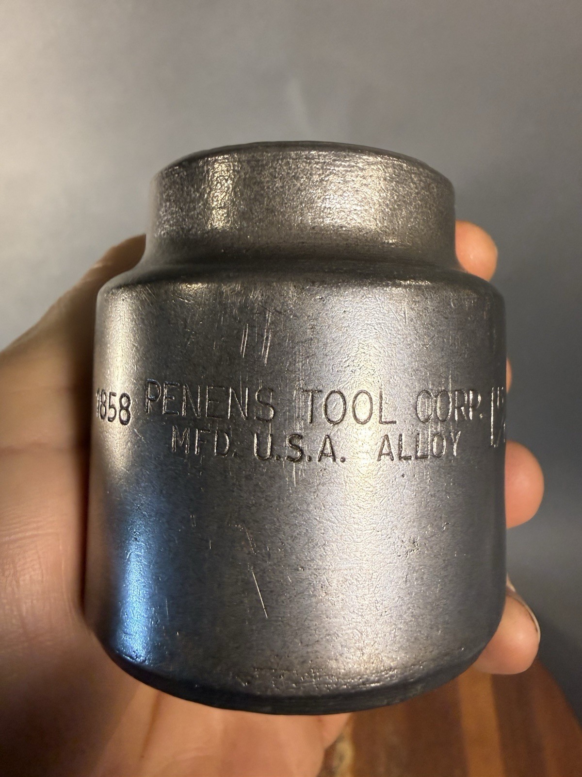 Penens Tool Corp (Proto) 1858 1-13/16″ SAE Shallow Socket 3/4″ Drive 12 Pt USA