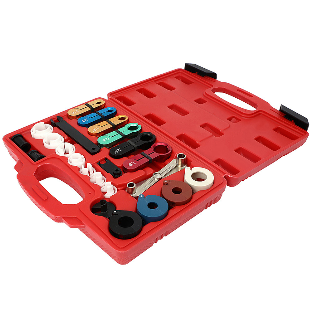 22Pcs Fuel Air Conditioning A C Transmission Line Disconnect Oil Cooler Tool Set