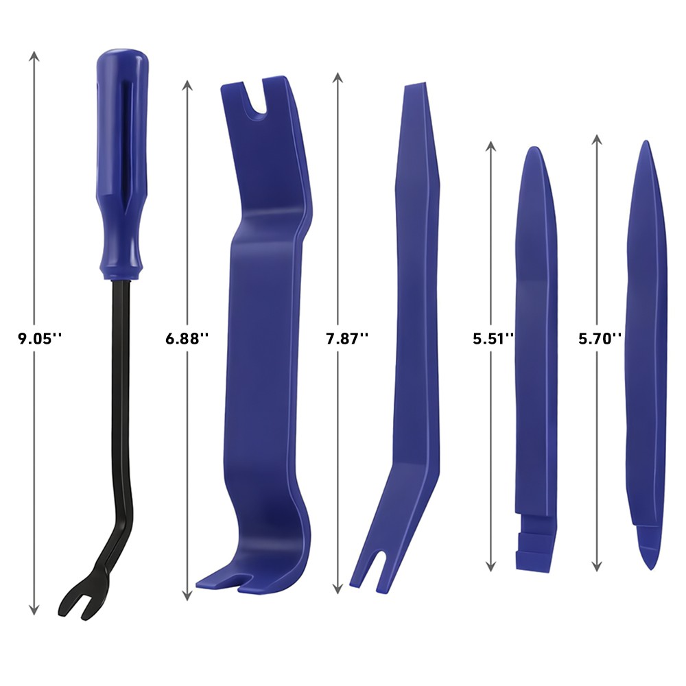 5pcs Kit Auto Trim Removal Werkzeug Türverkleidung Befestigung Dashboard Plastik
