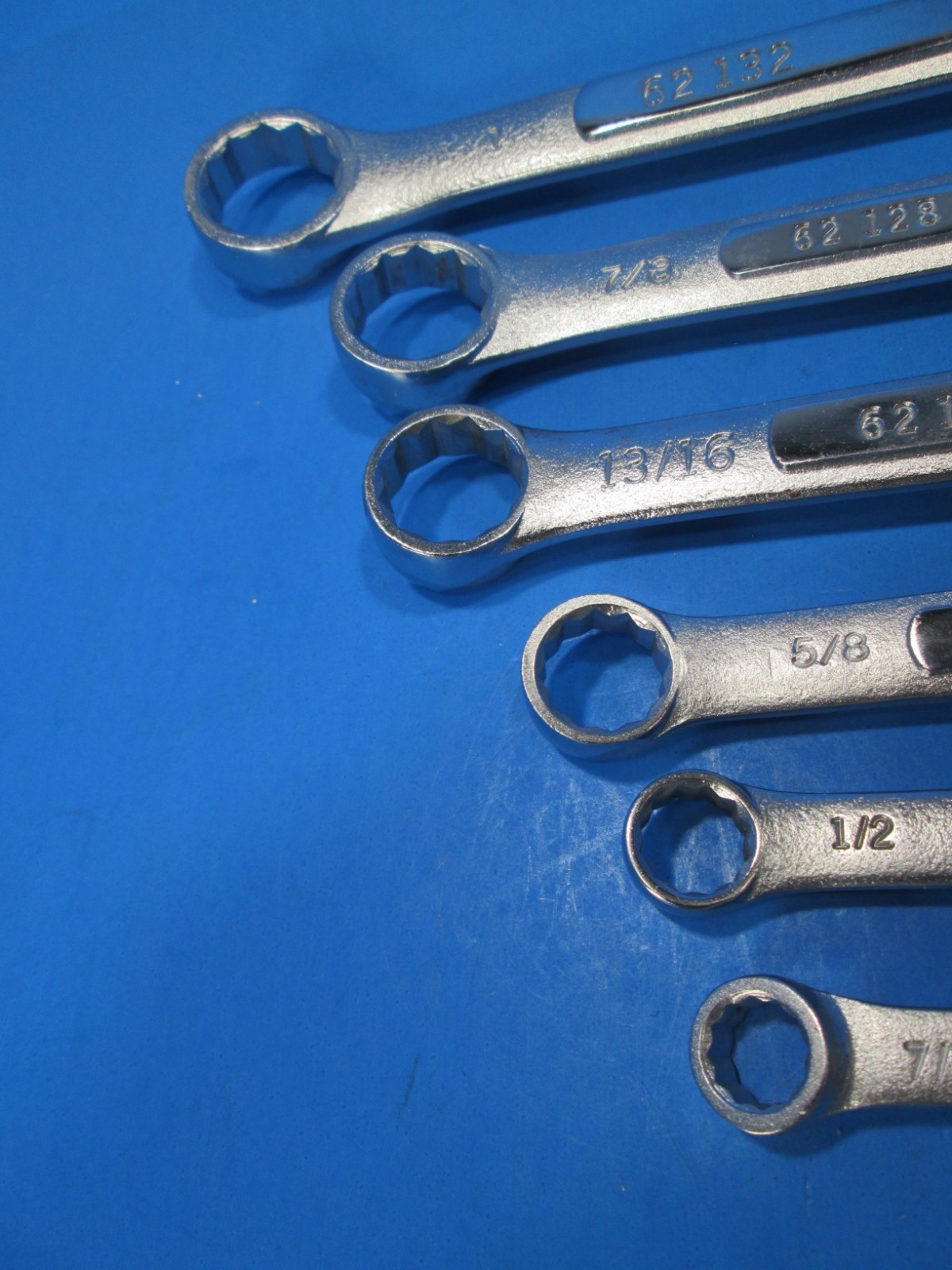 EASCO 6 Pc Double Box End Wrench Set – SAE 3/8″ to 1″ – 12Pt ~USA~ VERY NICE!!