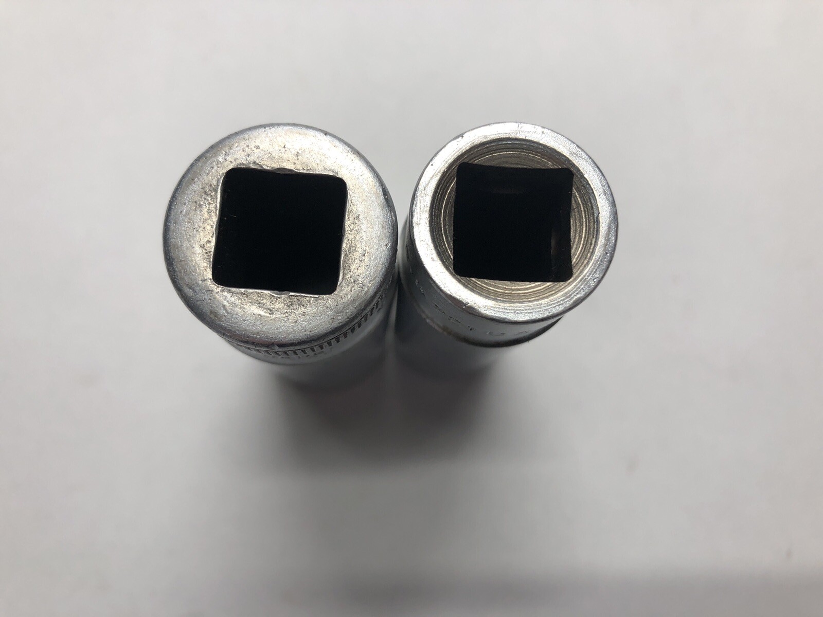 2 Vtg Snap-On Deep Sockets S-240 SVS 221 USA 1/2 in Drive 12 Point 3/4 11/16