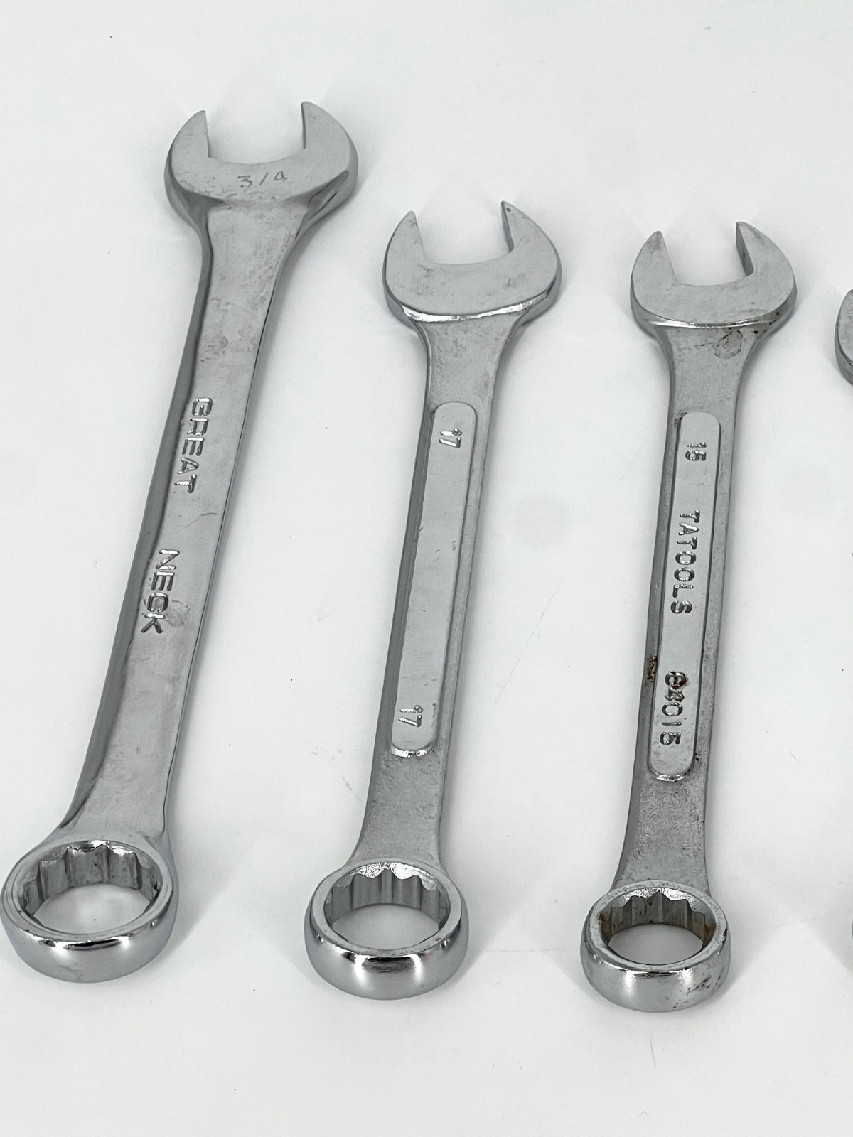 Lot of 13 vintage Mechanic Wrench set 7mm – 17mm TATOOLS Thorsen Great Neck