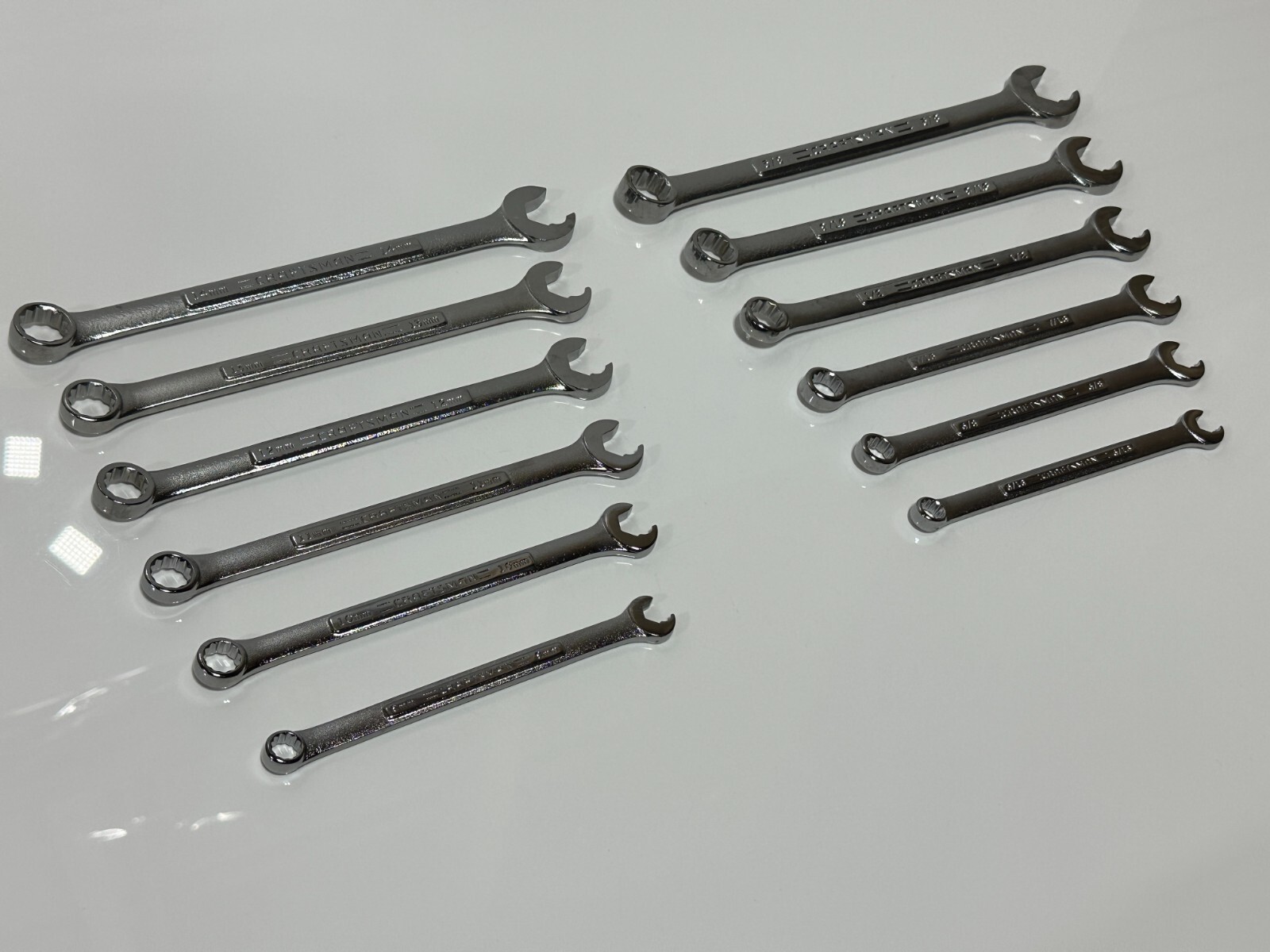 Craftsman USA NEW NOS 12pc SAE & Metric Quick Speed Wrench Set, VA 42357 & 42356