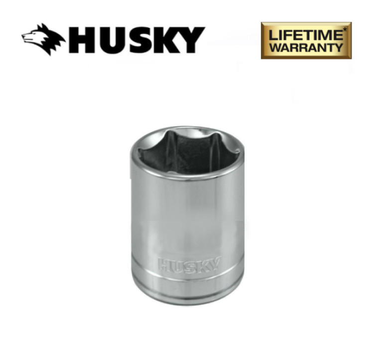 New Husky Socket 1/2″ Drive, 6 Point, Shallow/Standard SAE or MM Any Size
