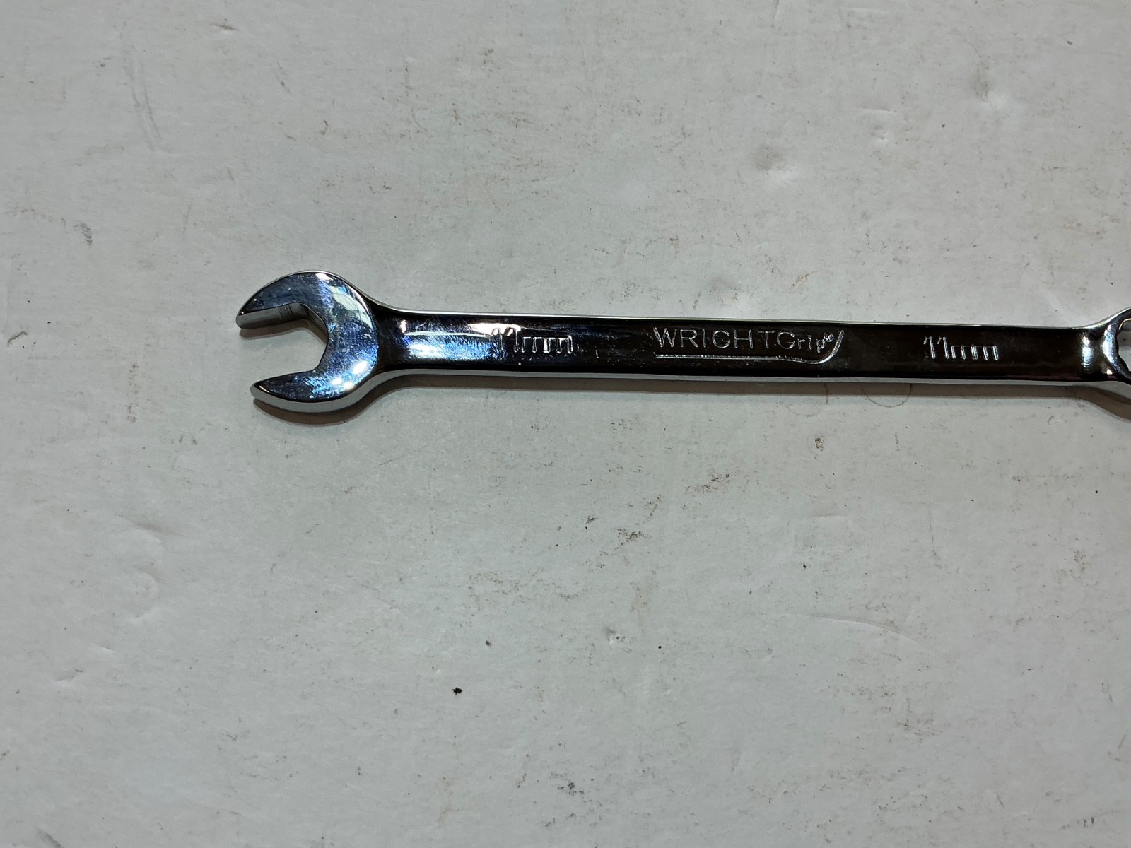 Wright Grip 11mm combination wrench fully polished 12-11mm USA made
