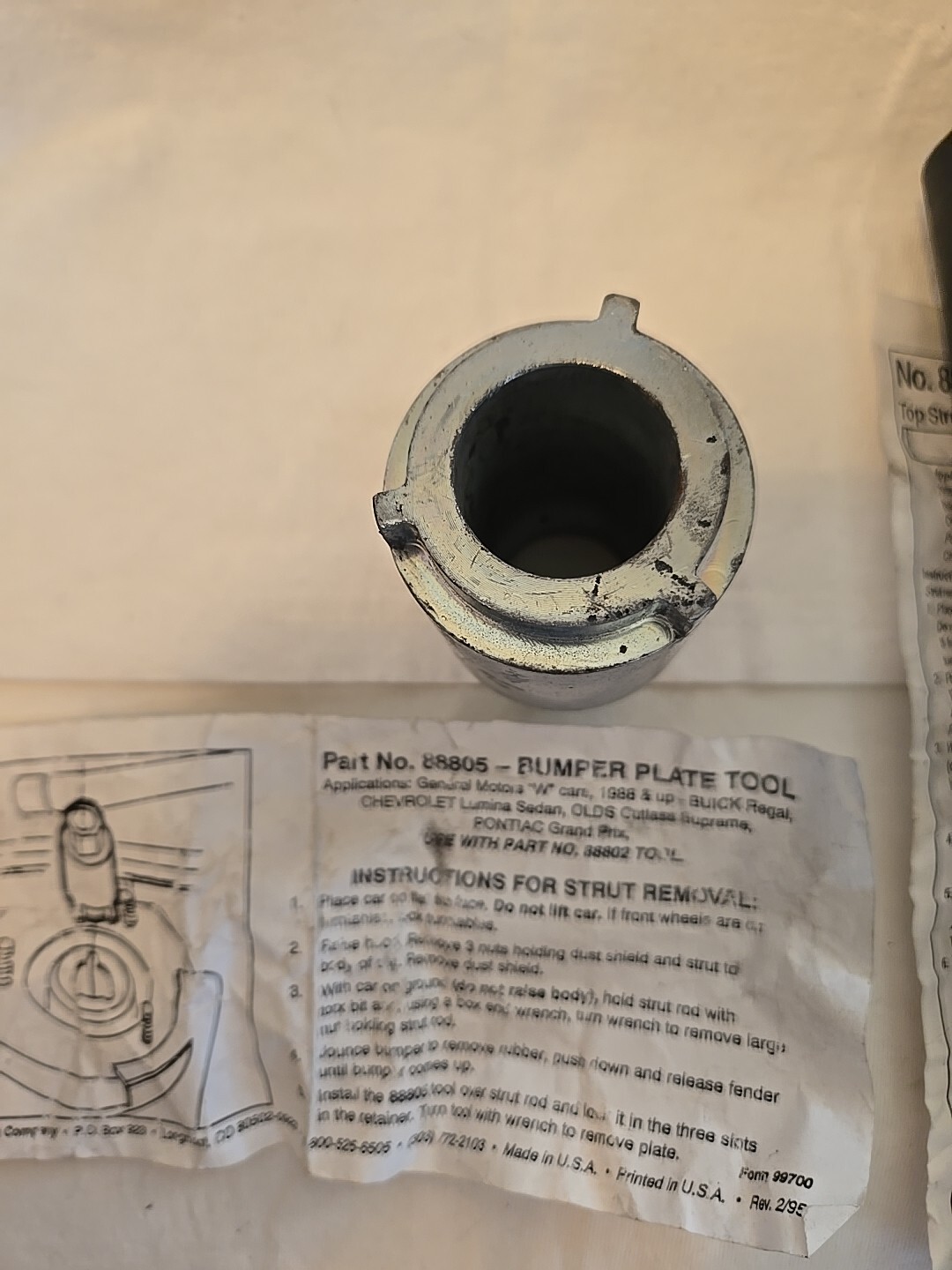 Specialty Products Bumper Plate Tool 88805 SP88805 Use with 88802 Suspension