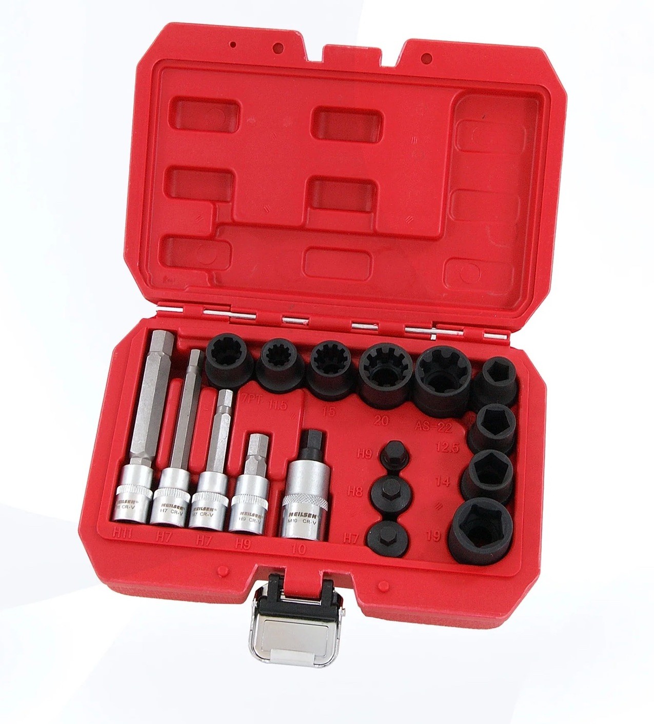 Brake Caliper Bolt Master Socket & Bit Set Merc Bmw Audi Porsche Ford Vw – 17PC
