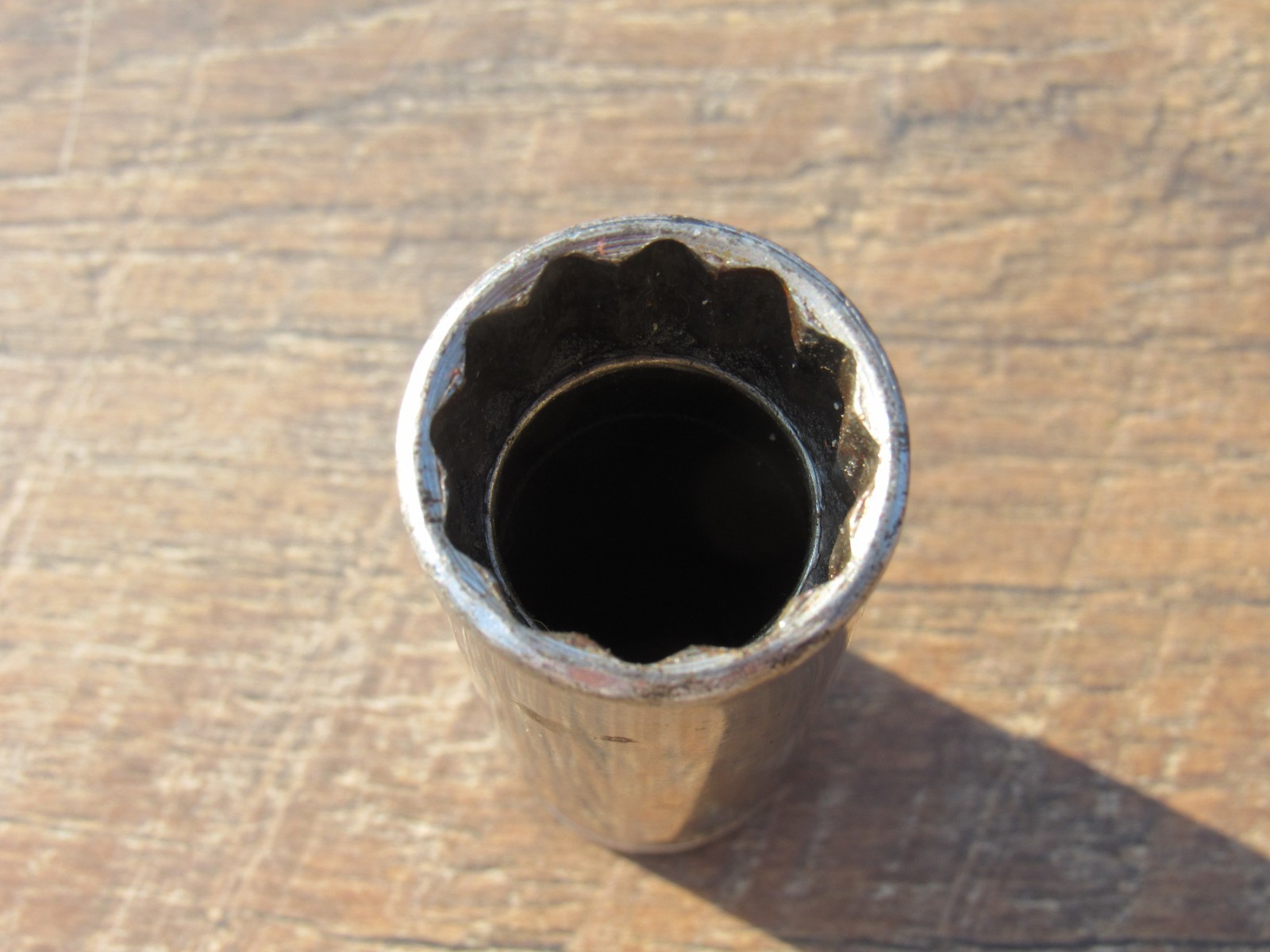SNAP ON 7/8″ S281 1/2″ DRIVE SAE 12 POINT DEEP CHROME SOCKET UNDERLINE S 281 7/8