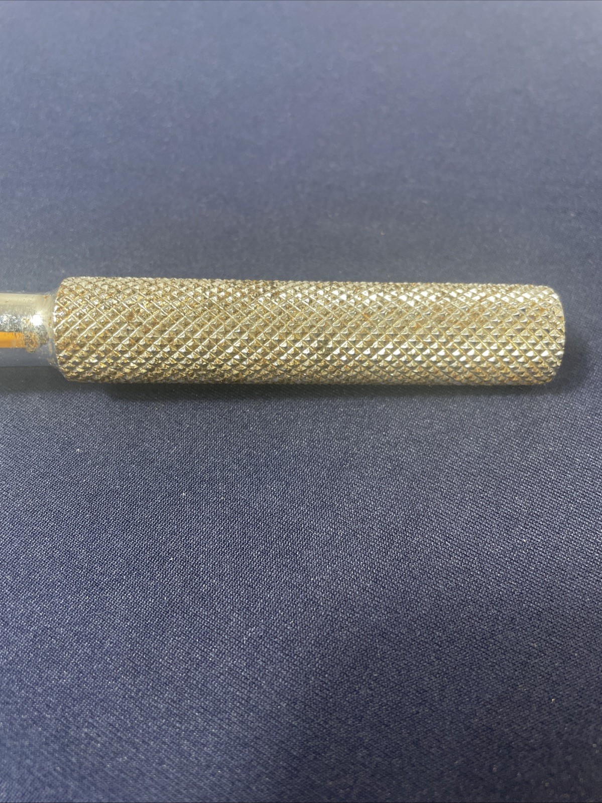 Vintage Sears 7.75″ Long Ratchet 3/8″ Drive Round Head Knurled Handle 43786