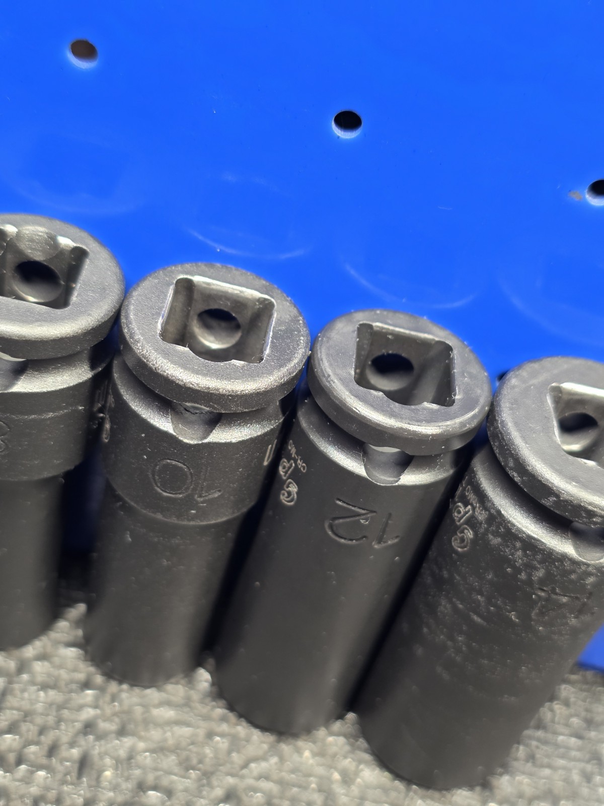 Grey Pneumatic GP 3/8″ Drive 8, 10, 12 & 14mm Magnetic Deep Impact Sockets Nice