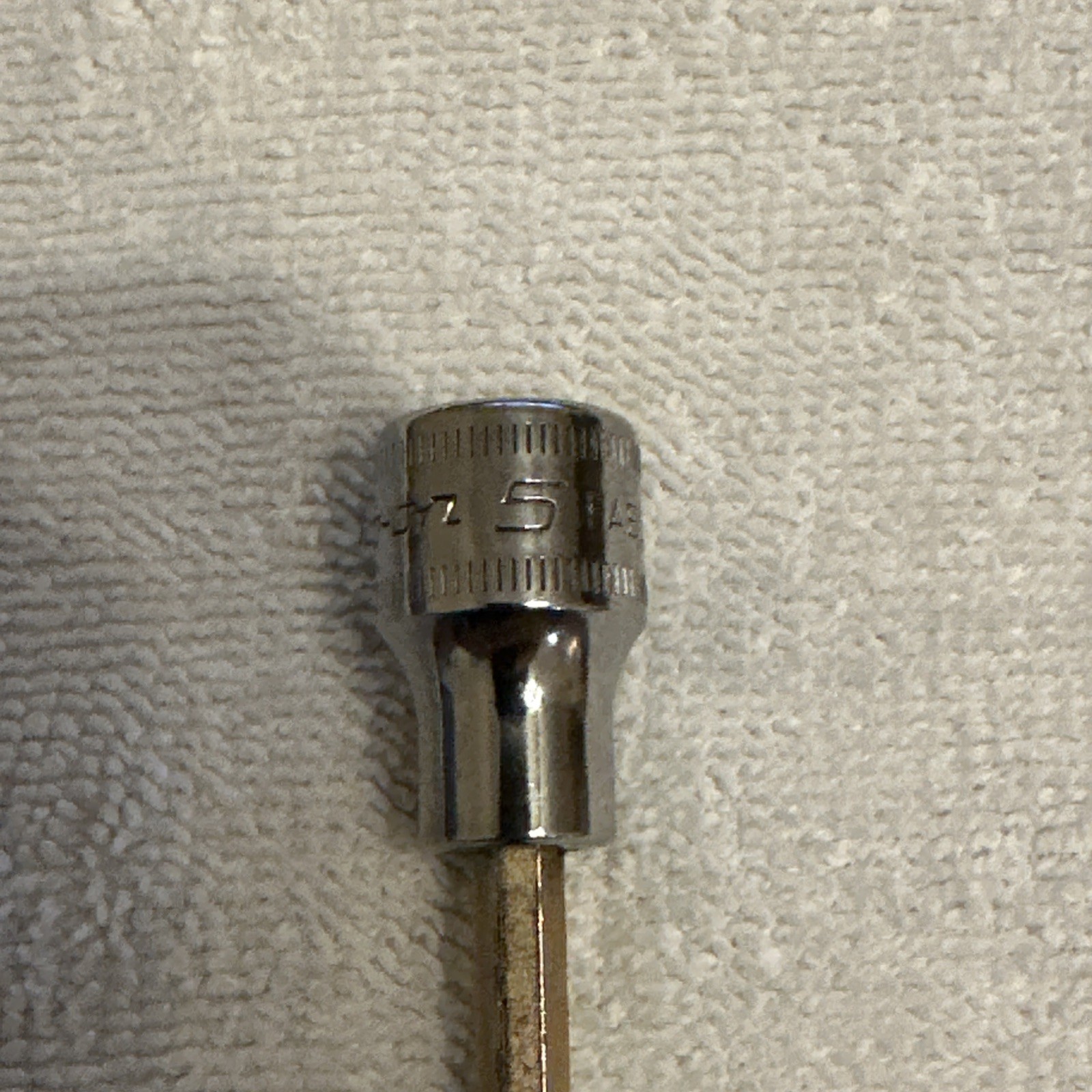 Snap-On FABLM5E 3/8″ dr 4″ LONG Metric 5mm ball end hex head / allen head socket