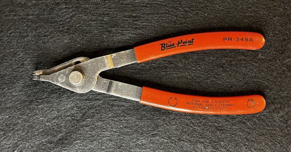 Blue Point Tools PR349A – 7-1/2″ Long 90° Fixed Tip Convertible Snap Ring Pliers