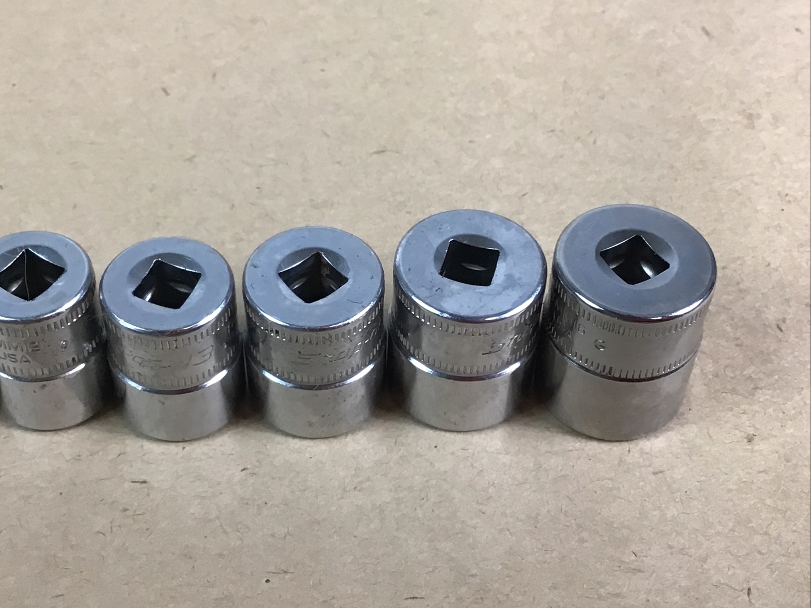 Snap on Tools 1/4 Drive Metric 6 Point Shallow Socket Set 4mm to 16mm 14 Pc TMM