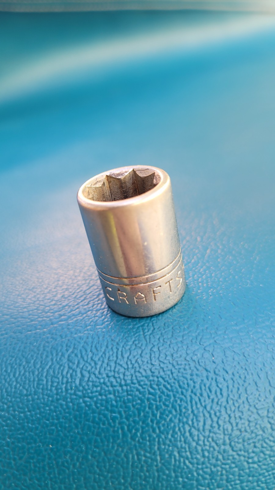 Craftsman 3/8 Drive 3/8 Socket =V= Series 8 Pt. Vintage USA MADE.