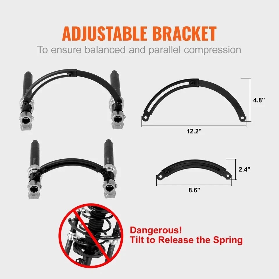 Coil Spring Strut Compressor 2Pcs for Strut Shock Absorber Suspension Tool