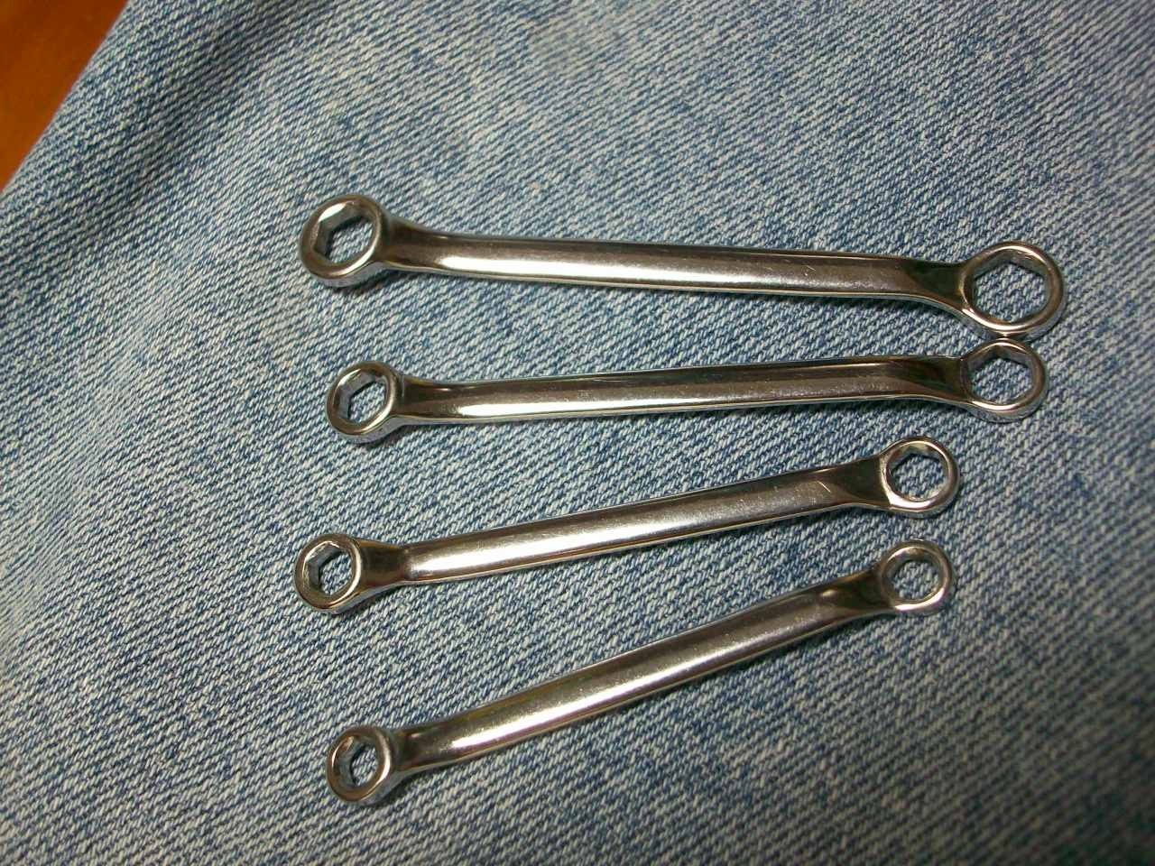 (4) Craftsman box end wrenches small sizes NEW 15/64 9/32
