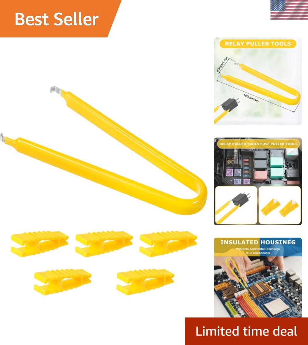 6 Pcs Automobile Fuse Puller Pliers Set Car Fuse Remover Set Fuse Puller Tool…