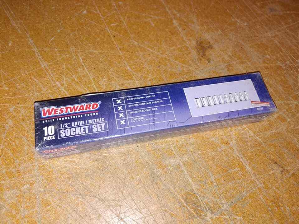 New – Westward Industrial 1/2″-drive 10-Piece Metric Socket Set