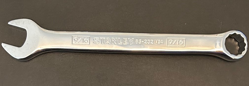Stanley 9/16″ High Polish Combination Wrench 85-232