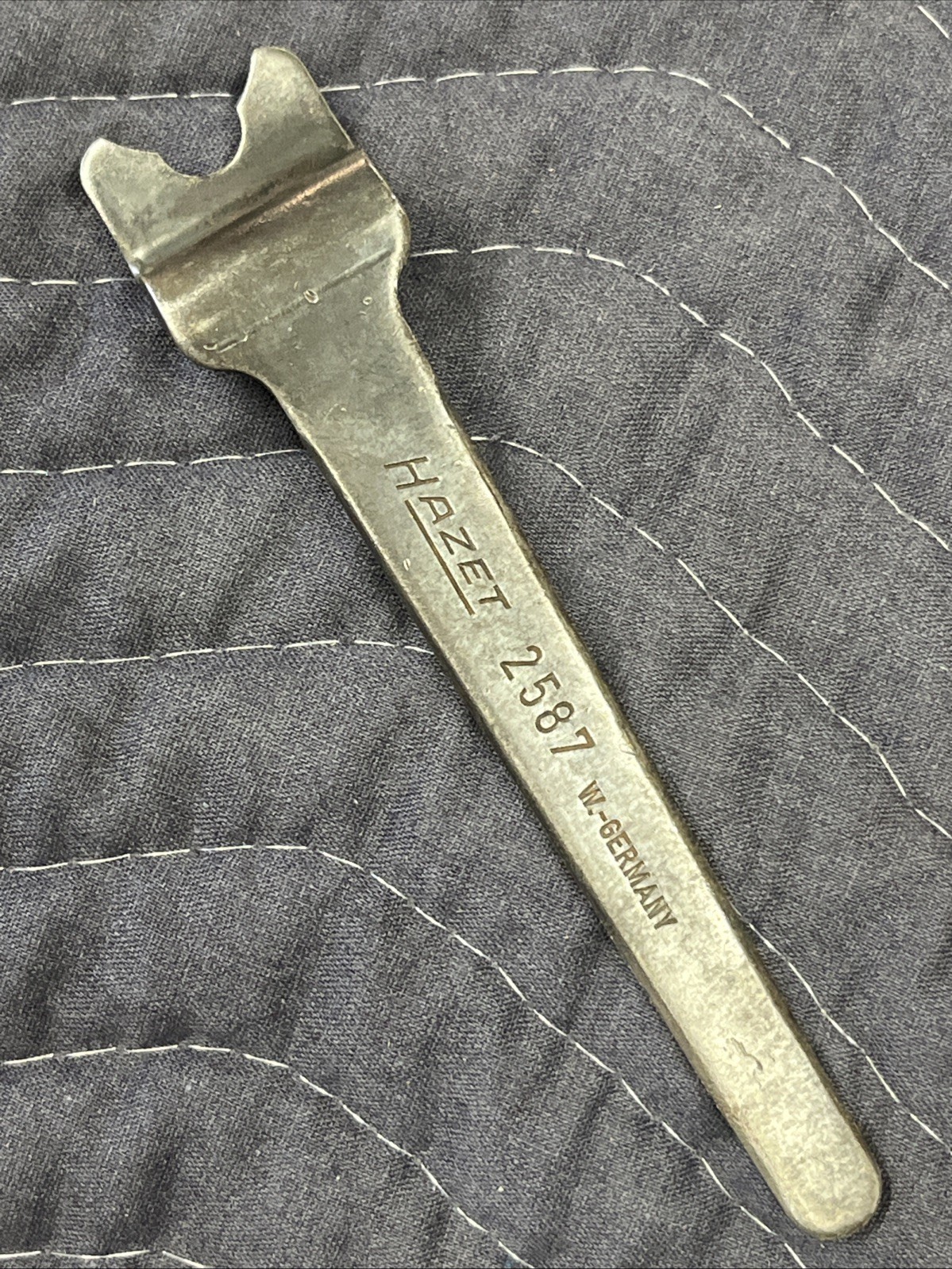 🔥 HAZET 2587 Key Timing Belt Two-Hole Nut Rotator Spanner Wrench West Germany