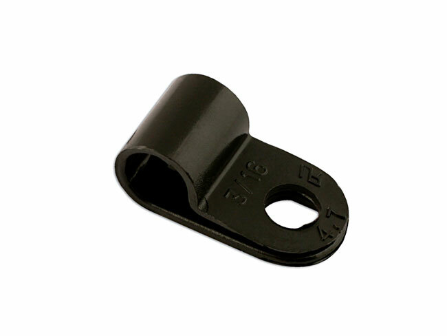Connect 30350 Black Nylon P-Clip 4.8mm Pk 100