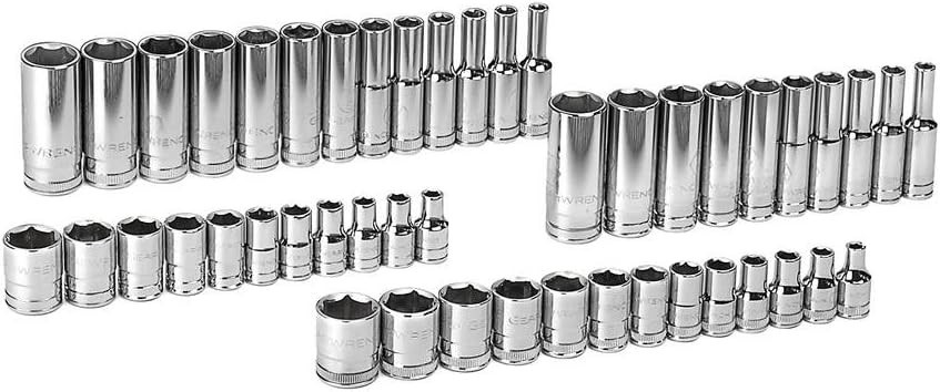 GEARWRENCH 80314D 47Pc. 1/4″ Drive 6 Pt. Socket Set, Standard & Deep, SAE/Metric