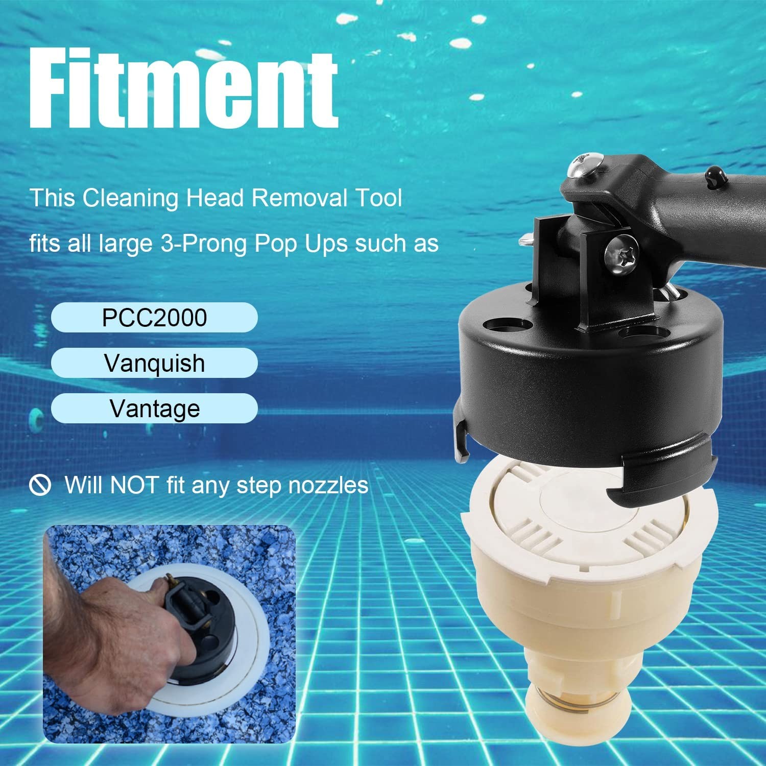 for Paramount PCC2000 Large Pop Up Plastic Head PV3 Nozzle Tool 004-552-5440-00