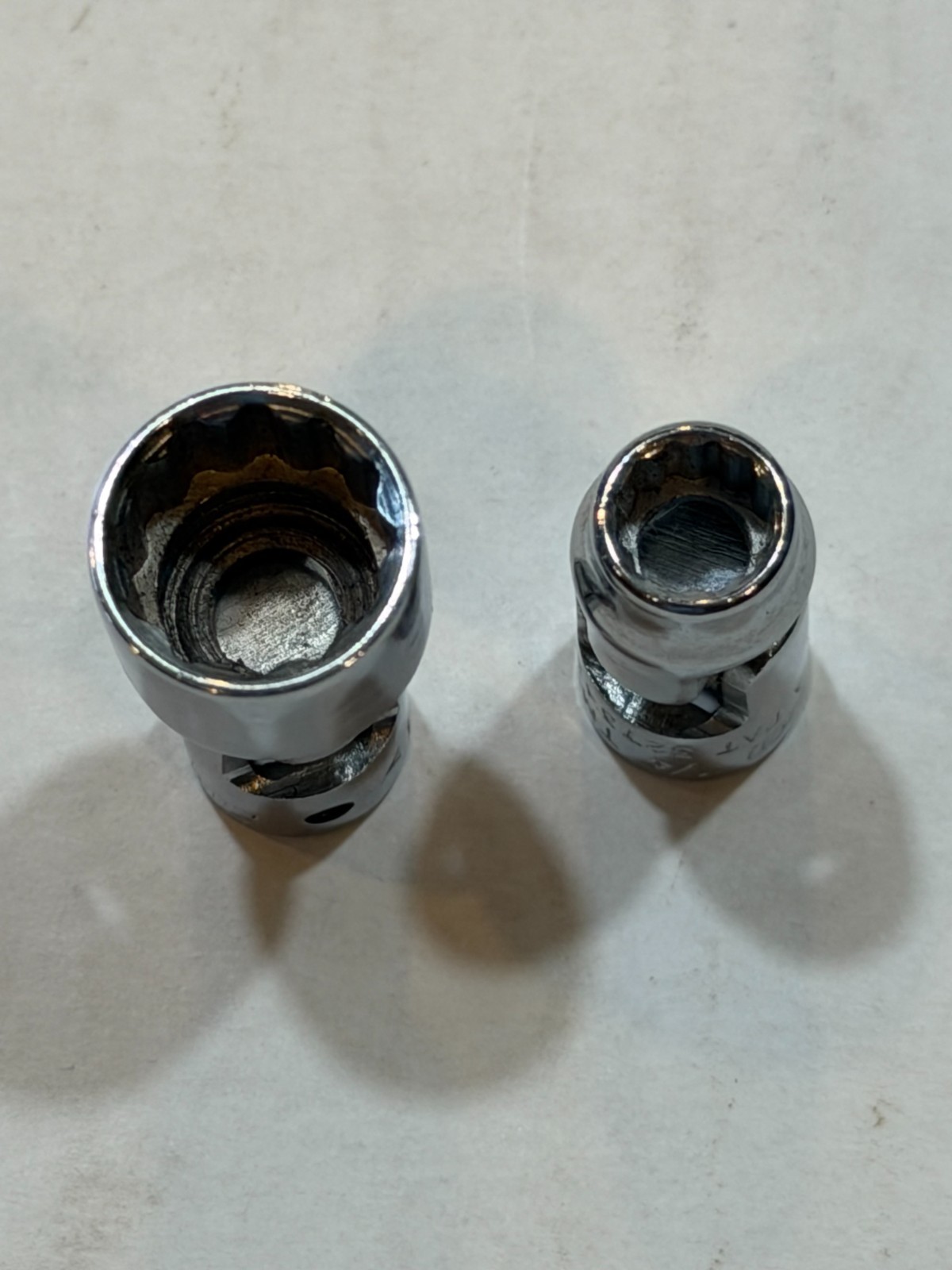 Snap-on USA 1/4″ Drive 1/4″, 7/16″ 12-Point Swivel Sockets No TMU81, TMU141