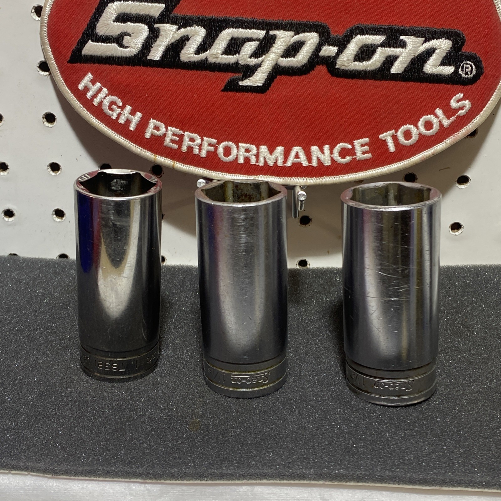 Snap on 3 pc set (TS) 1/2″ Drive 6-Point SAE Flank Drive® Deep Sockets