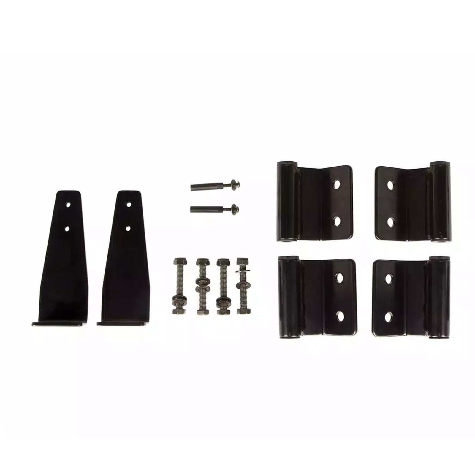 Rugged Ridge Black Stainless Steel Wall Door Mount Kit for 87-95 Wrangler YJ
