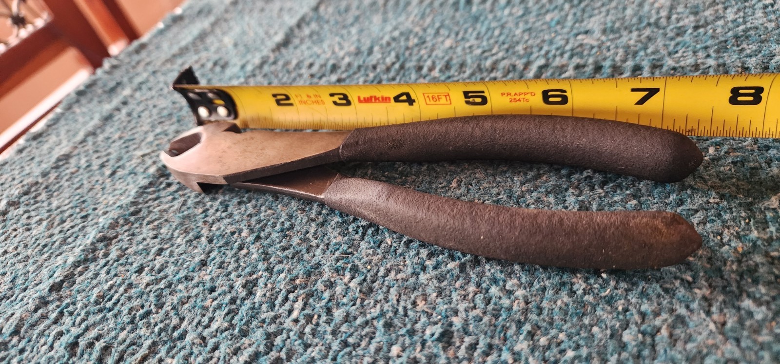 Craftsman USA, 7-1/4″ Long Diagonal Cutters Cutting Pliers Black WF P 45074 Used