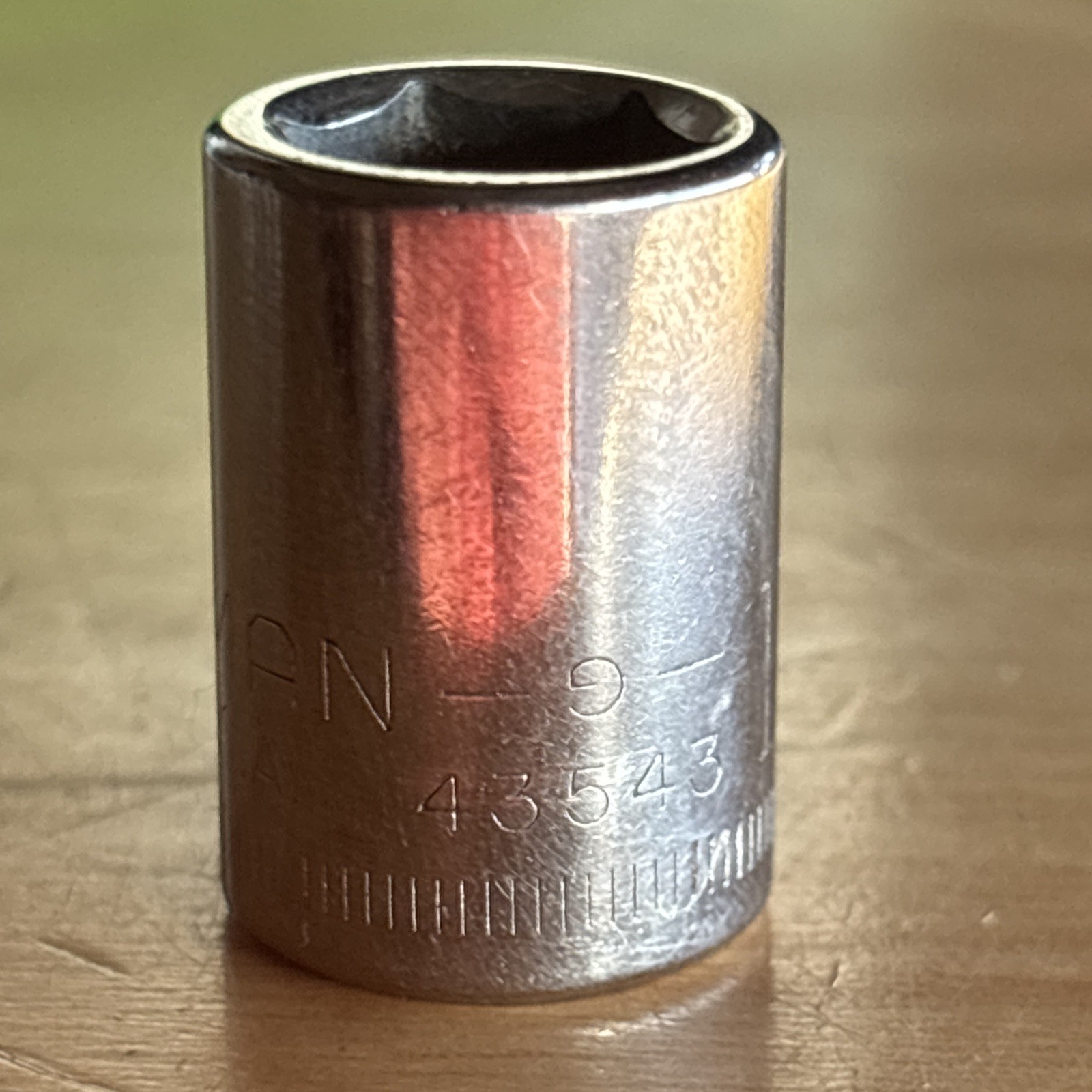 Craftsman 11mm Shallow Socket 3/8″ Drive 6 Point Inverted G Series 43543 USA