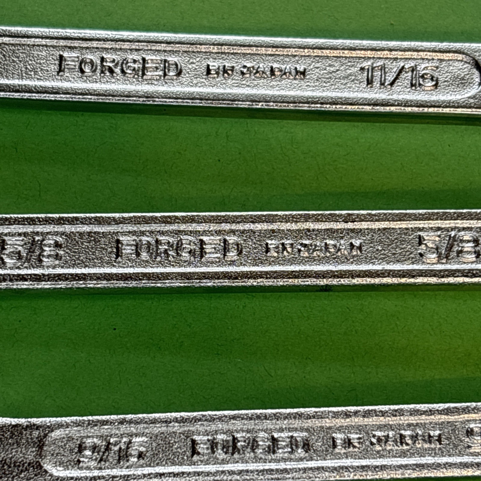 Vintage Sears 6pc SAE Wrench Set 4390 Made in Japan 3/8″-11/16″ 12 Point